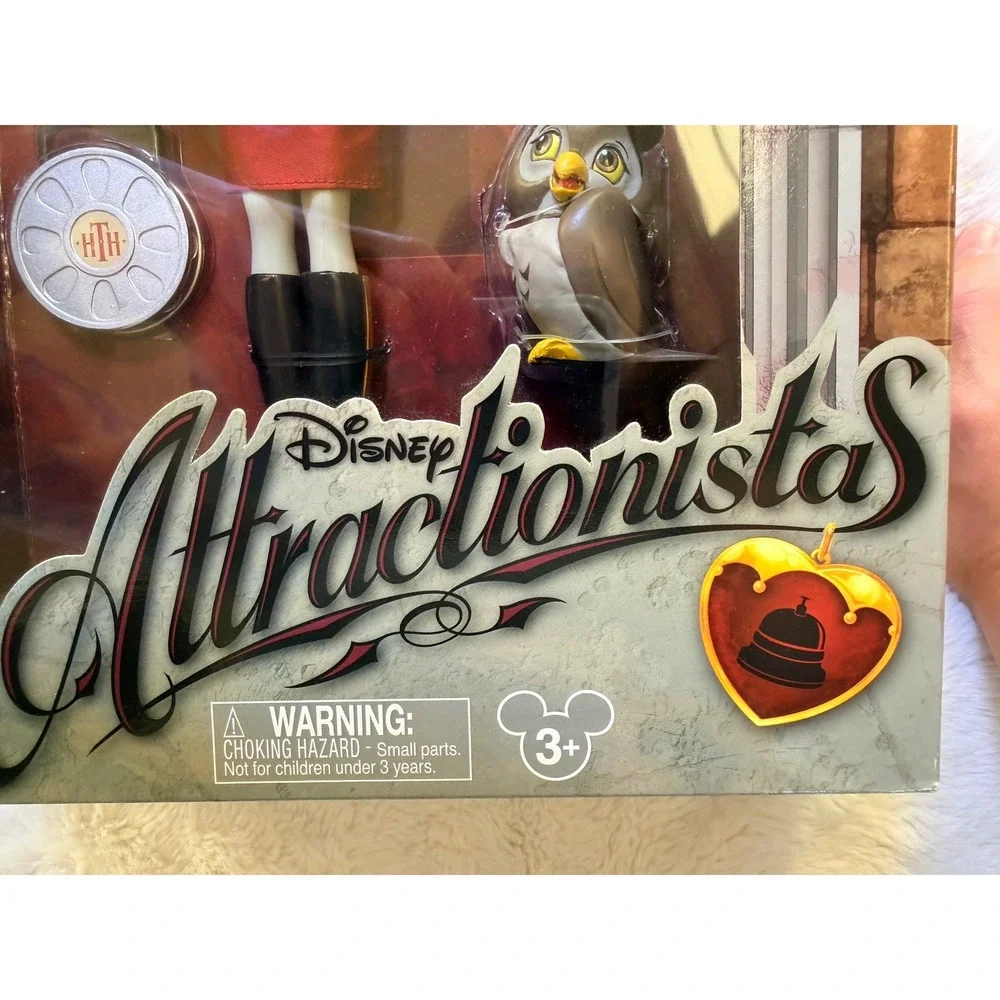 NIB Disney Parks Attractionistas Holly Tower of Terror Doll with Owl Pet Terra